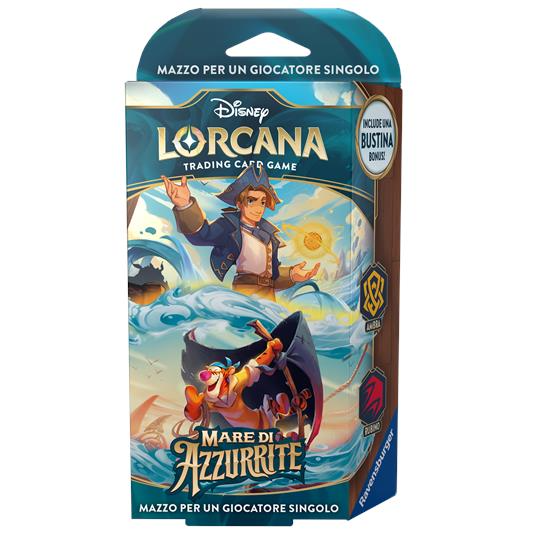 Lorcana - Starter Deck - Mare di Azzurrite Ambra/Rubino - ITA