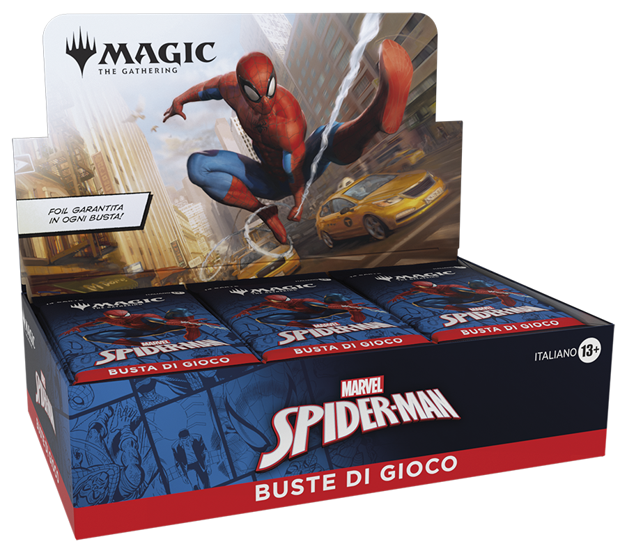 Magic - Spiderman – Play Booster Display da 30 Buste - ENG