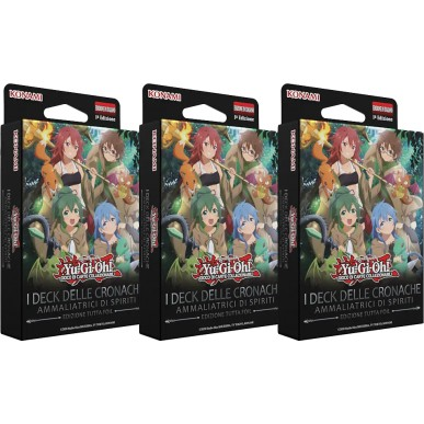 Yu-Gi-Oh! 3x Deck delle Cronache: Ammaliatrici di Spiriti - Edizione Tutta Foil (1a Edizione - ITA)