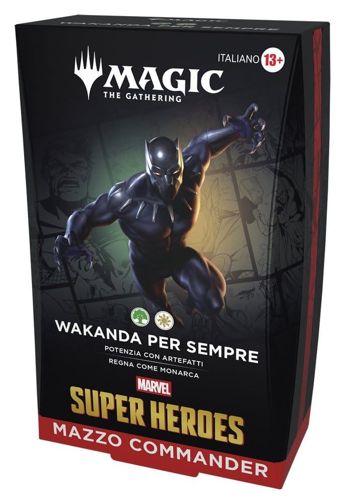 Magic Wakanda Per Sempre Marvel Super Heroes Commander Deck ITA