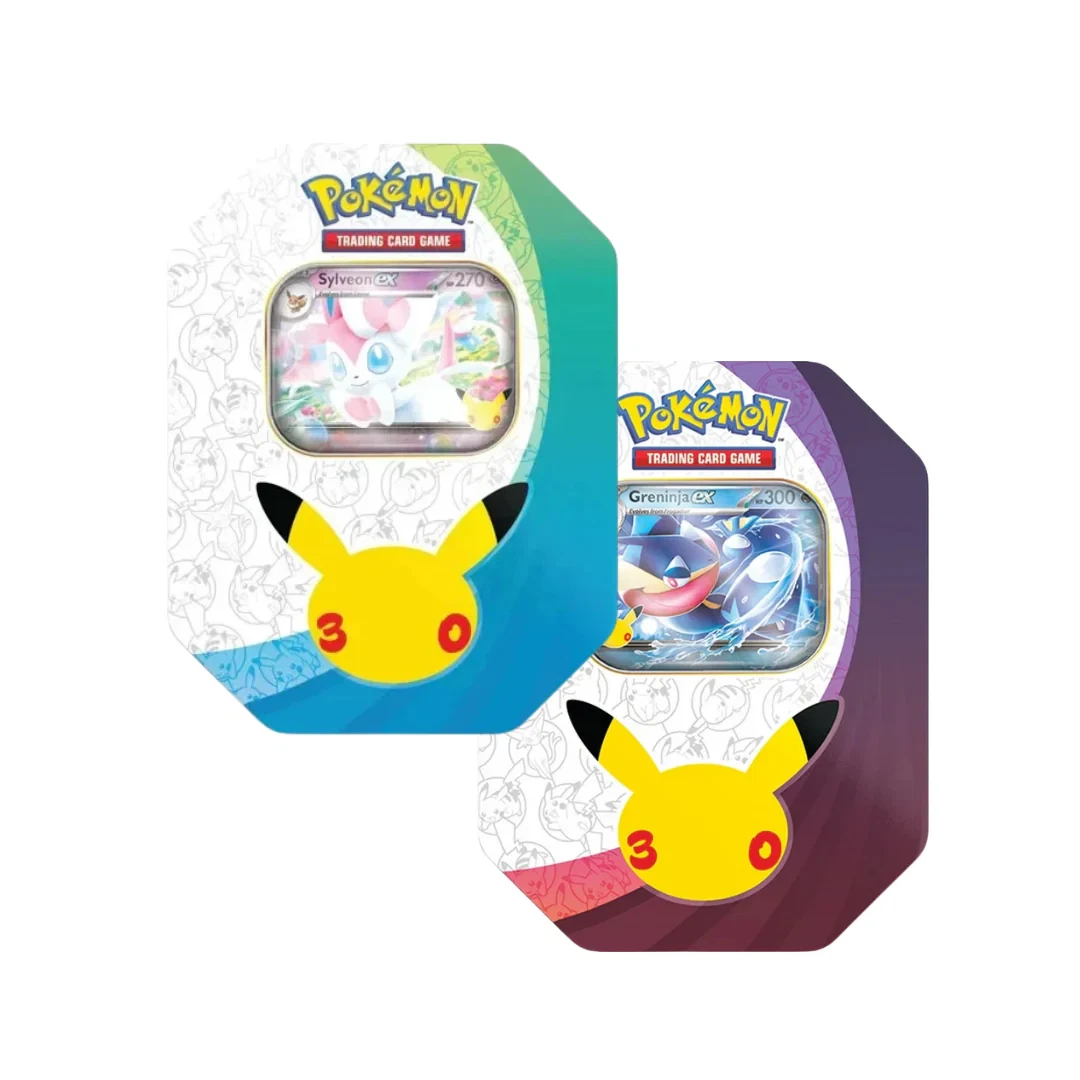 Pokemon 30° Anniversario - Tin Sylveon-ex o Greninja-ex