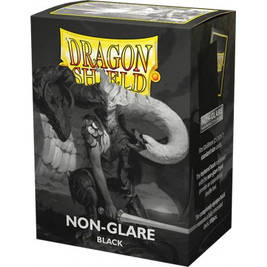 Dragon Shield Matte Standard - Non-Glare Black (100 Sleeves)