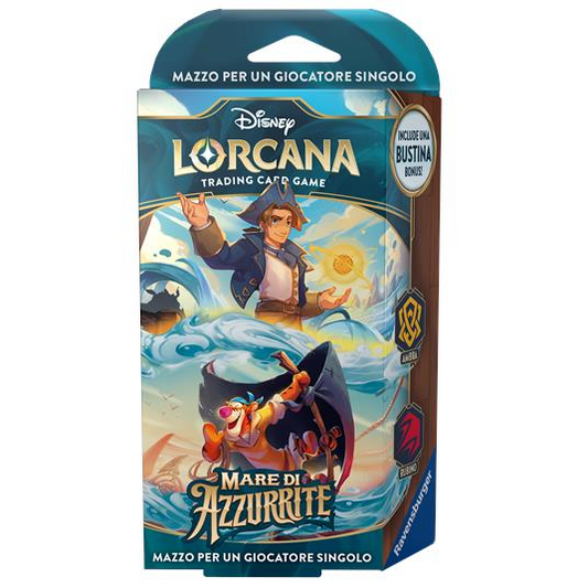 Lorcana - Starter Deck - Mare di Azzurrite Ambra/Rubino - ITA