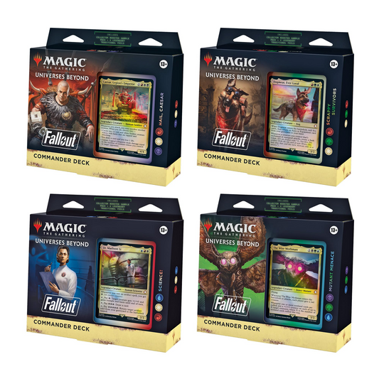 Magic - Fallout Case- 4x Commander ENG