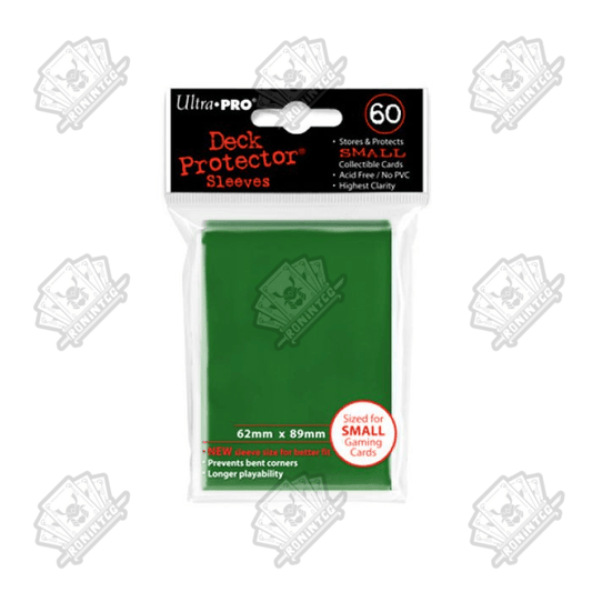 ULTRA PRO Proteggi carte mini pacchetto da 60 bustine 62mm x 89mm Verde