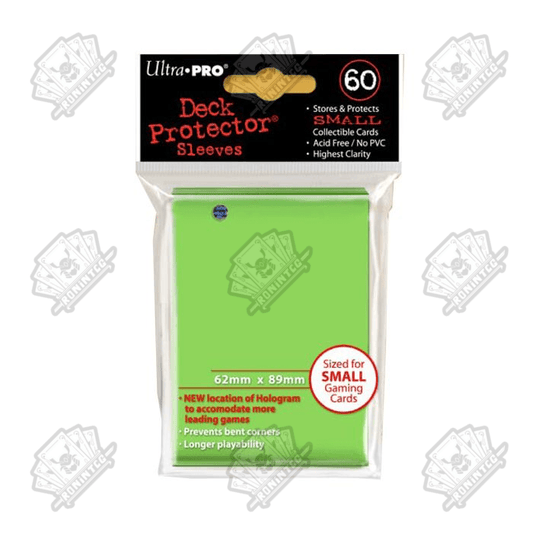 ULTRA PRO Proteggi carte mini pacchetto da 60 bustine 62mm x 89mm VerdeAcido