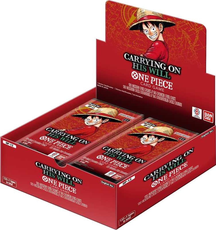 One Piece - Carrying on His Will OP-13 - Booster Box da 24 Buste ENG