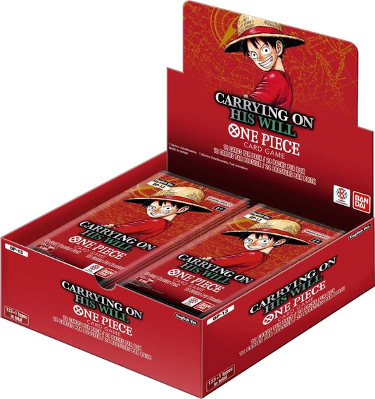 One Piece - Carrying on His Will OP-13 - Booster Box da 24 Buste ENG
